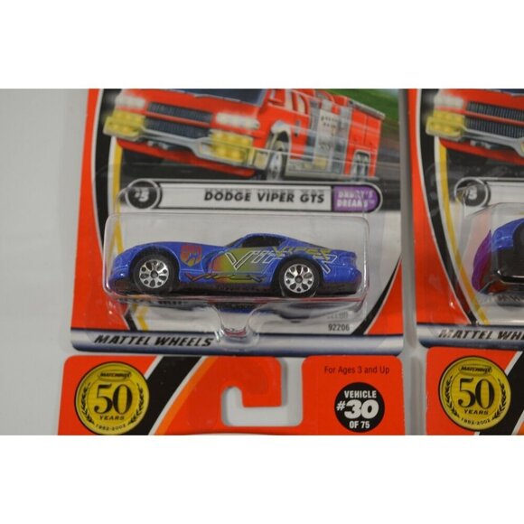 Matchbox Chrysler Panel Cruiser Dodge Viper GTS New on Card Diecast Car Lot of 6 - Picture 4 of 10